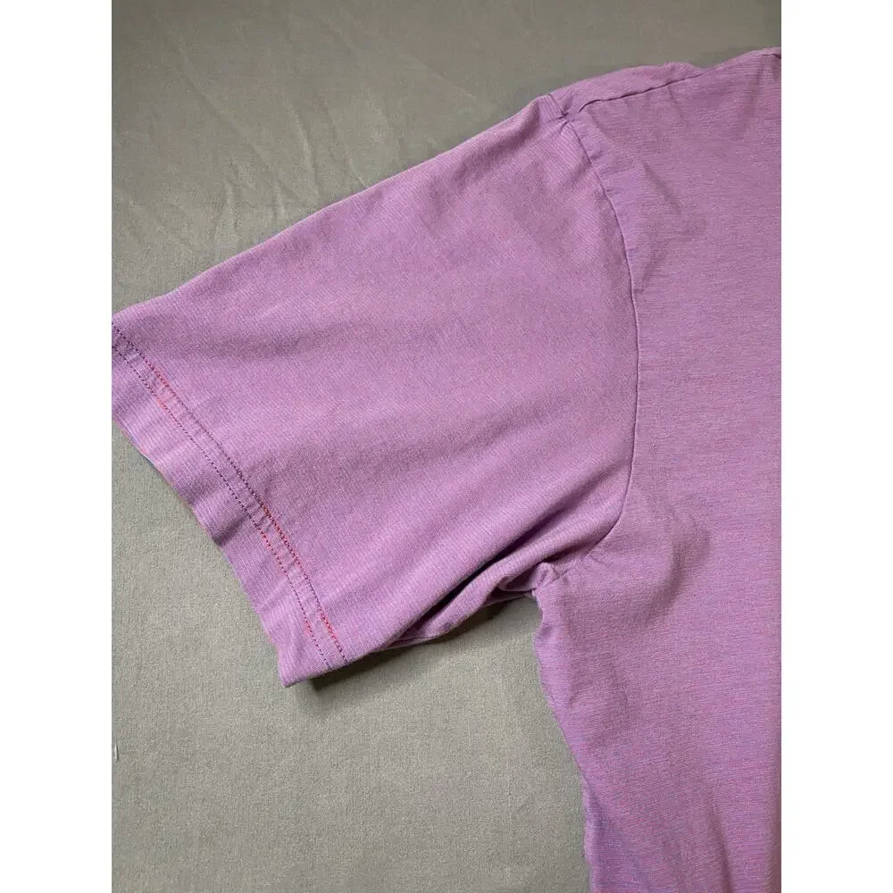 Peter Millar Seaside Wash Polo Shirt Purple Men’s XL Pocket Excellent Cond